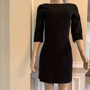 Elegant Black Dress with pockets on each side